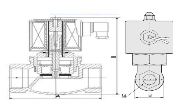 Клапан электромагнитный (до +180 °С) ArmaControl DP21-S - 2